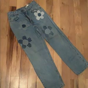 levi vintage jeans tags on